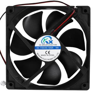KX-12025 DC Brushless Fan, 18V 12cm Warm air Heater Cooling Fan, KX-12025 Space Heater Cooling Fan, Size: 120x120x25 MM