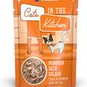 Weruva Cats in the Kitchen, Pumpkin Jack Splash with Tuna in Pumpkin Soup Cat Food, 3oz Pouch (Pack of 12) (EXP 04/01/29)