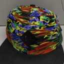 Hat Flat Brim Baseball Cap Adjustable Men Women Sun Hats Hip Hop Cap Black, One Size