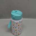 Kids Water Bottle with Straw Lid - Insulated 12 Oz Stainless Steel Water Bottles for Girls - Heart Water Bottle Travel Cup for School Sports
