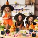 24 Pack Prefilled Plastic Witch Cauldron Toys for Halloween Party,192 PCS Halloween Party Favors for Kid as School Classroom Prizes & Trick or Treats Gifts