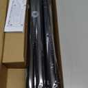 Zeerobee Curtain Rods for Windows Black Curtain Rod, Adjustable 1 Inch Heavy Duty Outdoor/Indoor Modern Drapery Pole, 32"-86"