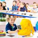 28 Set Back to School Gifts Include Acrylic Mini Animal Keychains First Day of School Cards and Organza Bags for Students Kids Back to School Classroom Gifts Jungle Animal Party Favors