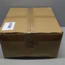 BLOSMON Wedding Table Flower Centerpiece: 10 Pcs 14 Inch Diam Large Crimson White Rose Babys Breath Artificial Flowers Candle Rings Wreaths for Home Party Table Decor Spring Floral Wreath