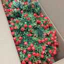 Artificial Topiary Rose Set of 2, Boxwood Ball with Ground Spike