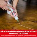 The Original Fix-A-Floor Loose Tile Repair Adhesive - Tile, Marble, Stone, Wood - Easy DIY Repair – Versatile Compatibility - 1 Gallon Jug – Comes with a Syringe Applicator