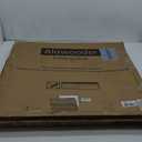 Folding Desk - 31.5" Wood Top Foldable Desk for Small Spaces | No Assembly Required Compact Table for Home Office, Writing, and Study (Brown)