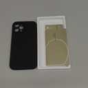 Magnetic for iPhone 12 Pro Max Case, Compatible with MagSafe, [Full Camera Protection][Screen Protector] Silicone Shockproof Protective Phone Case for iPhone 12 Pro Max 6.7", Black