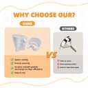 Funnel for Kitchen Aid Mixer - New Silicone Kitchen Funnels, Funnel Attachment for Kitchen Aid Artisan Ksm150 5-Quart Tilt-Head Stand Mixer, Durable & Mess Free - Red