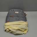 RUVALINO Diaper Bag Backpack-Multifunction Travel Baby Diaper Bag with Changing Pad, Insulated Bottle Holders & Pacifier Case, Large Capacity, Waterproof, Gray