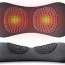 3 in 1 Heated Back Massager with Upgraded Electric Lumbar Pillow, Featuring All-Around Deep Tissue Massage Technology. Ergonomically Designed to Deeply Relieve Back Pain.