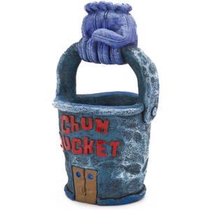 Penn-Plax Spongebob Squarepants Officially Licensed Aquarium Ornament  The Chum Bucket  Medium
