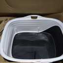Arm & Hammer Rimmed Cat Litter Box with High Sides and Microban, Made in USA