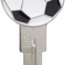 3D-66-KWI-Soccer Ball4 Keychain