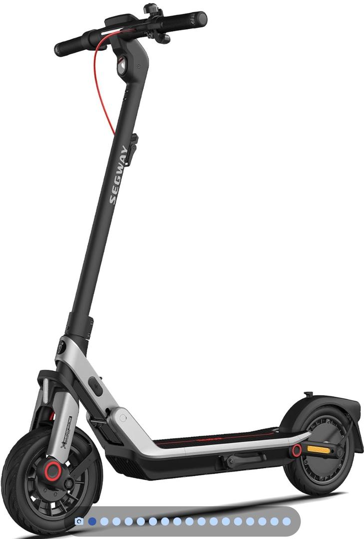 Segway Ninebot E3 Pro Electric Scooter, 34-Mile Range, 20 mph, 800W Motor, Dual Elastomer Suspension, Traction Control, UL2272 2271 Certified