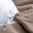 Bare Home Bedding Duvet Cover King Size - Premium 1800 Super Soft Collection - Lightweight, Cooling - Soft Breathable Bedding Duvet Cover (King, Taupe)