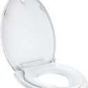 White Toilet seat cover