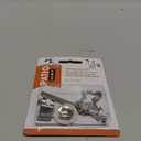 Defender Security U 9858 Sliding Patio Door Pin, 3/16 in. x 2-5/8 in., Steel Pin and Retaining Ring, Chrome Plated Finish (Single Pack) (Pack of 2)