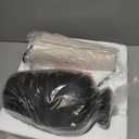 22" Black Ceramic Farmhouse Table Lamp with Ginger Jar Design - for Living Room,Dining Room,Bedroom,Office,Nightstand,End Table