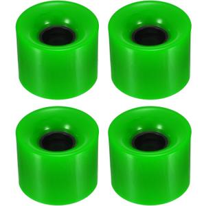YOKIVE 4 Pcs Skateboard Wheels, 78A Skate Scooters Replacement, Great for Skateboarding, Outdoor Street Sports (Green, 60mm OD) YOKIVE 4 Pcs Skateboard Wheels, 78A Skate Scooters Replacement, Great for Skateboarding, Outdoor Street Sports (Green, 60mm OD)