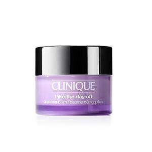 Clinique Take The Day Off Cleansing Balm Makeup Remover | Dissolves Face + Eye Makeup and Sunscreen | For All Skin Types, 1 ounce