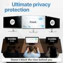 VINTEZ 31.5 Inch 16:9 Privacy Screen for Computer Monitor and Laptop - Anti Glare Protector Film Blue Light Filter Eye Protection - Computer Screen Privacy Shield, [1 Pack]