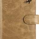 Passport Holder Cover Wallet RFID Blocking Leather Card Case Travel Accessories for Women Men (#Brown)