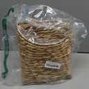 GYASVWU Woven Hanging Basket Water Hyacinth Hanging Wall Basket Wicker Handmade Baskets for Garden Farmhouse Home (Seagrass mouth)