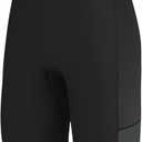 GoldFin Wetsuit Shorts Men, Mens 2mm Wet Suits Neoprene Short for Water Sports Diving Surfing Swimming Snorkeling (Large, Black/Grey)