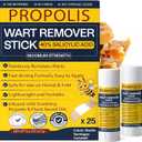 Wart Remover Propolis Infused Wart Removal Stick with 40% Salicylic Acid | Treats Stubborn Warts on Hands, Feet & Body | Painless, Fast Acting, Maximum Strength | Portable & Easy to Apply 10 g