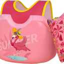 Dark Lightning Toddler Swim Vest for Kids Ages 2-7, Kids Pool Floaties with Arm Wings, USCG Approved Life Jacket for Boys Girls, 33-55 lbs