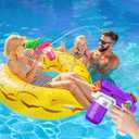 Water Guns for Kids Adults, 6 Pack Squirt Guns Soaker Blaster 220CC Capacity Long Range Super Water Gun Pistols for Boys Girls Toddlers Swimming Pool Water Toys (6)