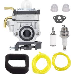 Carburionix 308054129 RY38BP Carburetor Tune Up Kit Replaces for Ryobi RY38BP 38cc Backpack Blower Carb Parts with Air Filter Fuel Line Filter Gaskets Kit