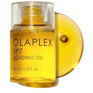 Olaplex No. 7 Bonding Oil, Concentrated High Shine Heat Protectant | Visibly Smooths & Softens Hair | Added Color Vibrancy | Up to 72 Hour Frizz Control | For All Hair Types | 1 fl oz