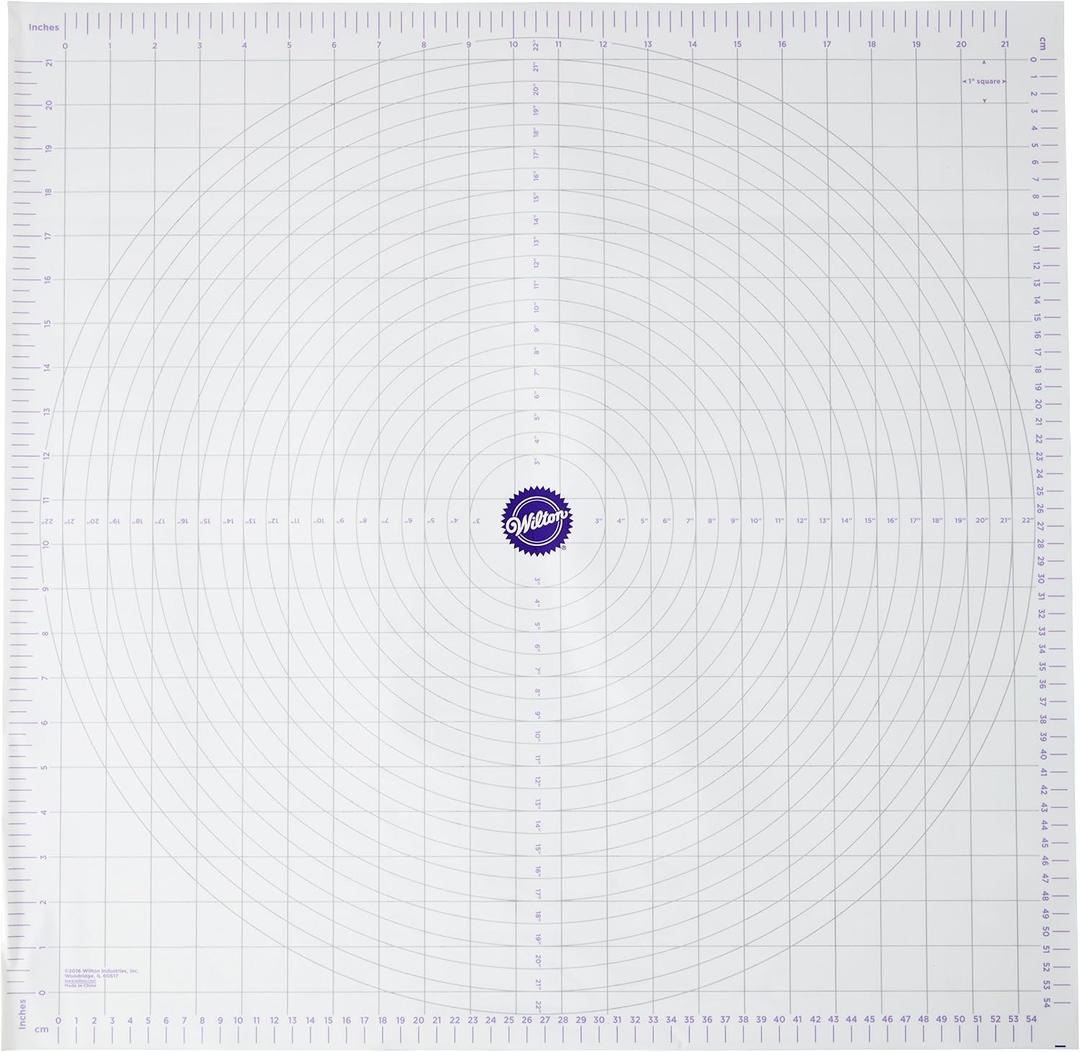 Wilton Measuring Mat, Polyester, White, 60.4 cm x 59.1 cm
