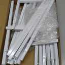 Wedding Arch Backdrop Stand 6.6x6.6 FT Square Wedding Arches for Ceremony White Metal Arch Stand for Wedding Bridal Shower Birthday Party Garden Floral Wedding Arbor Anniversary Event Decor