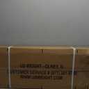 US Weight Sentry Stanchion with Retractable Belt, Easy Connect Assembly, Black, 6.5' Belt (2 Pack)