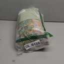 ENJOYBRIDAL Orange Floral Curtains 96 Inch Long Boho Light Filtering Drapes Vintage Jacquard Rod Pocket Semi Sheer Window Curtain Panels Bedroom Living Room Tassel 2 Panels Set Window Treatments