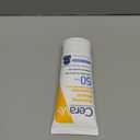 CeraVe 100% Mineral Sunscreen SPF 50, Face sunscreen With Zinc Oxide & Titanium Dioxide, Hyaluronic Acid + Niacinamide + Ceramides, Oil Free, Travel Size 2.5 oz