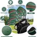 9PCS Golf Headcovers Golf Iron Head Covers Value 9 Piece Set, Synthetic Leather Deluxe Club HeadcoverCompatible with Iron Sets