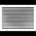 14" X 16" Aluminum Return Grille - Easy Air Flow - Linear Bar Grilles [Outer Dimensions: 15.5w X 17.5"h]