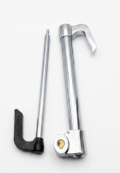 Automobile Universal Car Steering Wheel Lock - Silver Black
