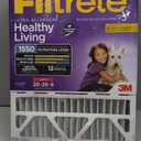3M NDP03-4S-4 Ultra Allergen Reduction Deep Pleated Air Filter, 20x25x4-In. - Quantity 4