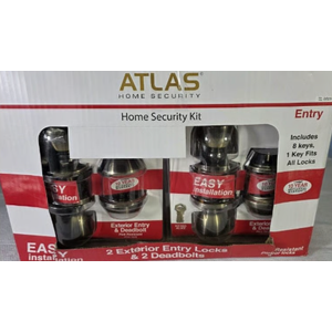 2 Exterior Entry Locks & 2 Deadbolts