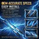 Qty (2) QiMox Hood Struts Lift Supports Shocks Compatible With 2004 2005 Acura TL