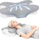 Cervical Neck Pillow for Neck Pain Relief, Ergonomic Contour Memory Foam Pillow with Breathable Pillowcase, Neck Support Pillow for Side, Back, Stomach Sleepers