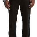 Levi's Men's 550 Relaxed Fit Jeans (Black, XL)