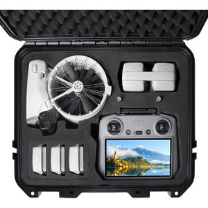 CYNOVA Waterproof Hard Case for DJI Flip and RC2/RC/RC-N3/N2/N1, Support 7 Batteries and Other DJI Flip Accessories [CASE ONLY], 927.28 cubic inches