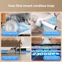 Wet Dry Vacuum Cleaner, 23KPa Wet Dry Vacuum Mop, Self-Cleaning Vacuum Mop Combo for Hard Floor, 180° Lay-Flat Design with Edge Cleaning, Up to 35 Min Runtime, LED Display & Voice Prompts