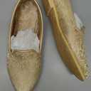 Chandrakala Punjabi Jutti for Mens Shoes Wedding Khussa Traditional Handmade Ethnic Loafers (MF106-P) (8.5, Off White-Floral)